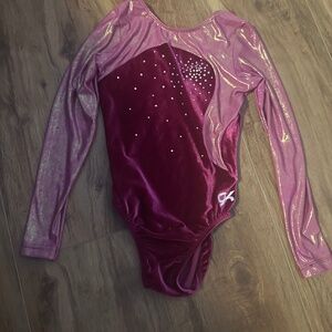 GK AXS Long sleeved competition leotard